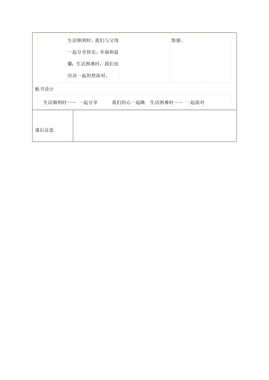 秋八年级政治上册第1课我们的心一起跳教案人民版人民版初中八年级上册政治教案.doc