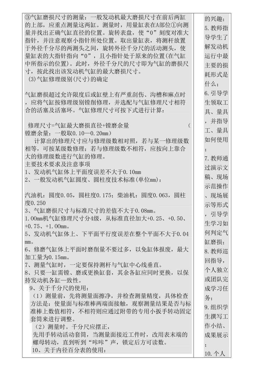 气缸磨损检测教案图文稿.doc