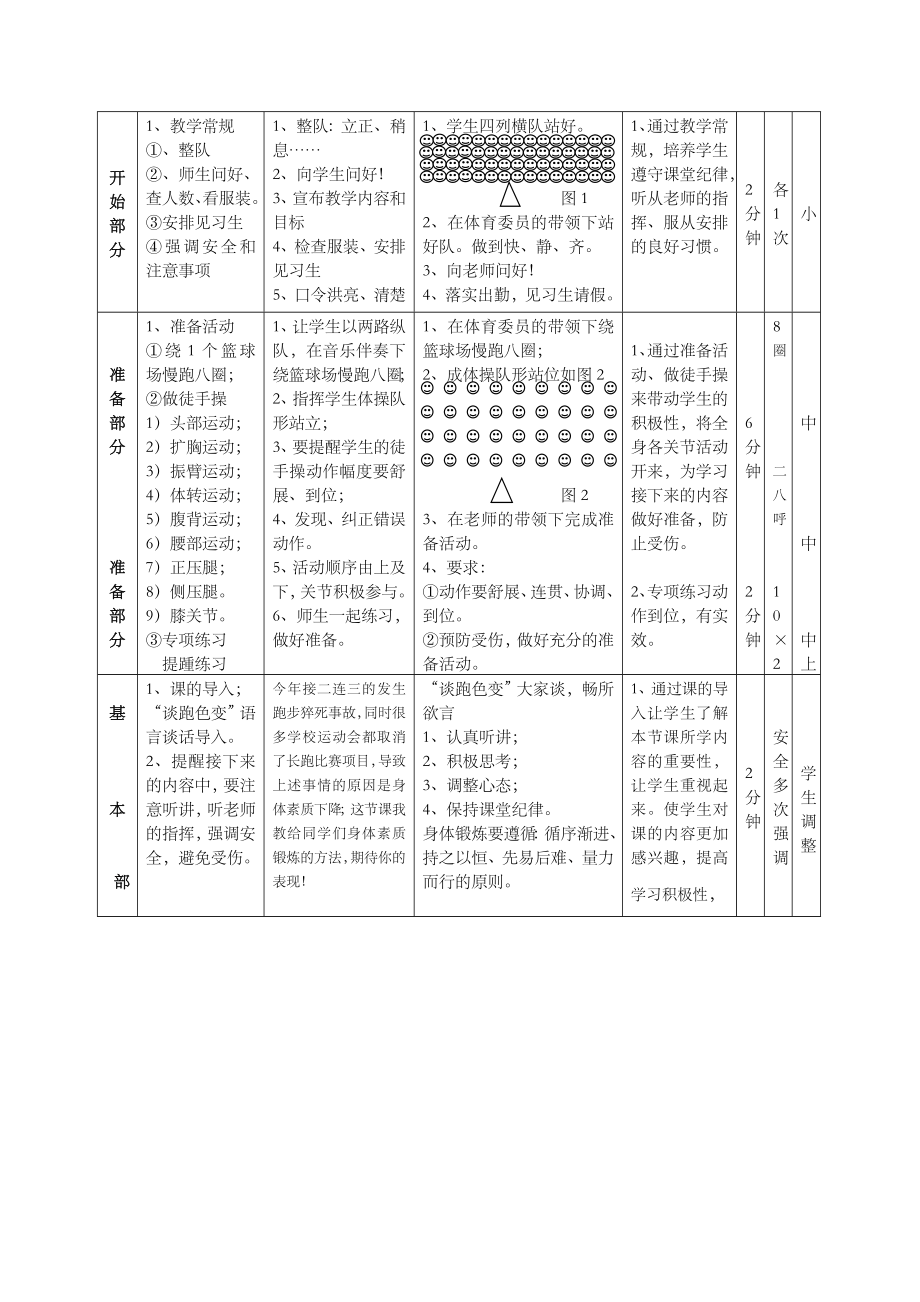 素质练习教案(4).doc