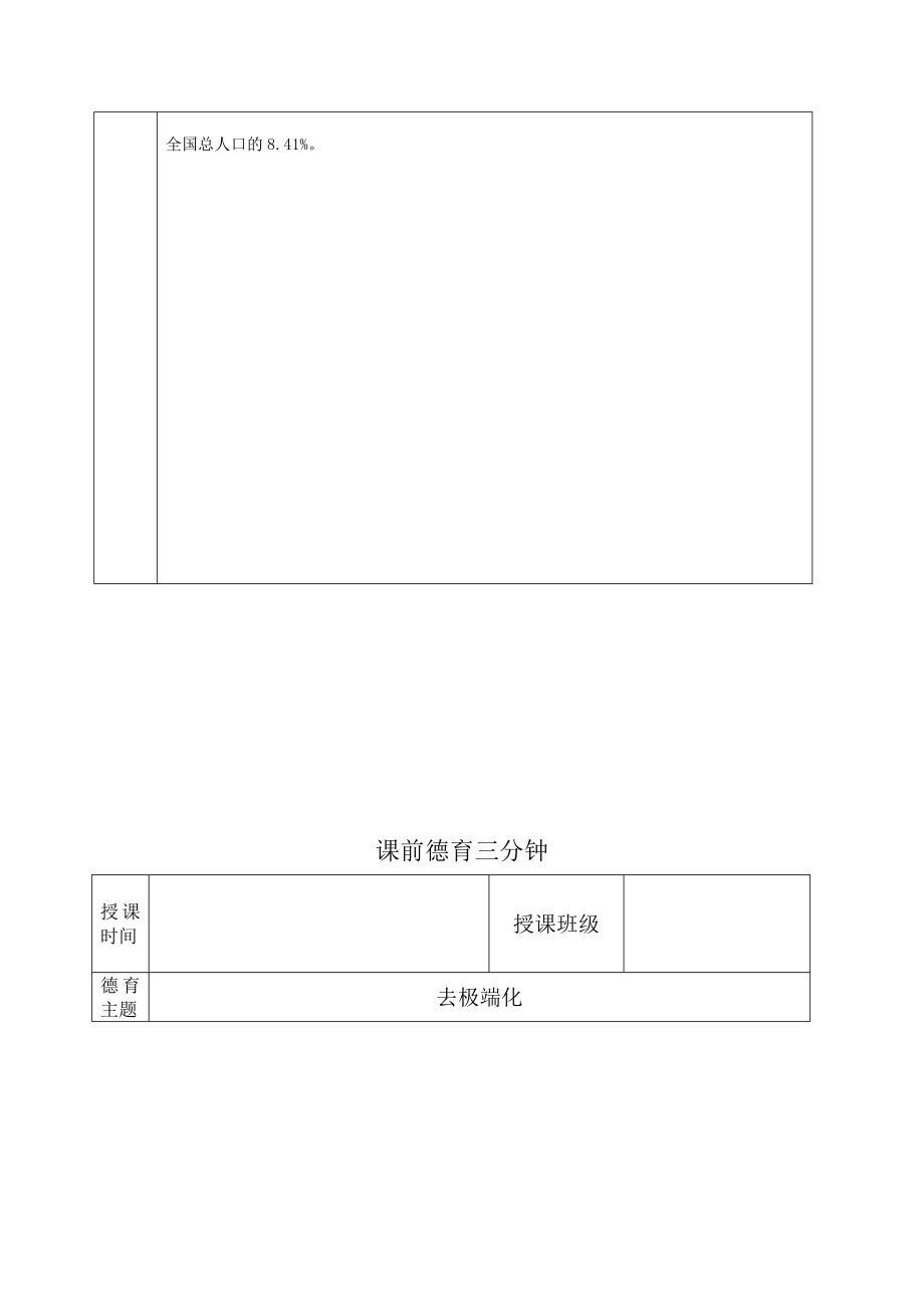 课前德育三分钟教案11(3).doc