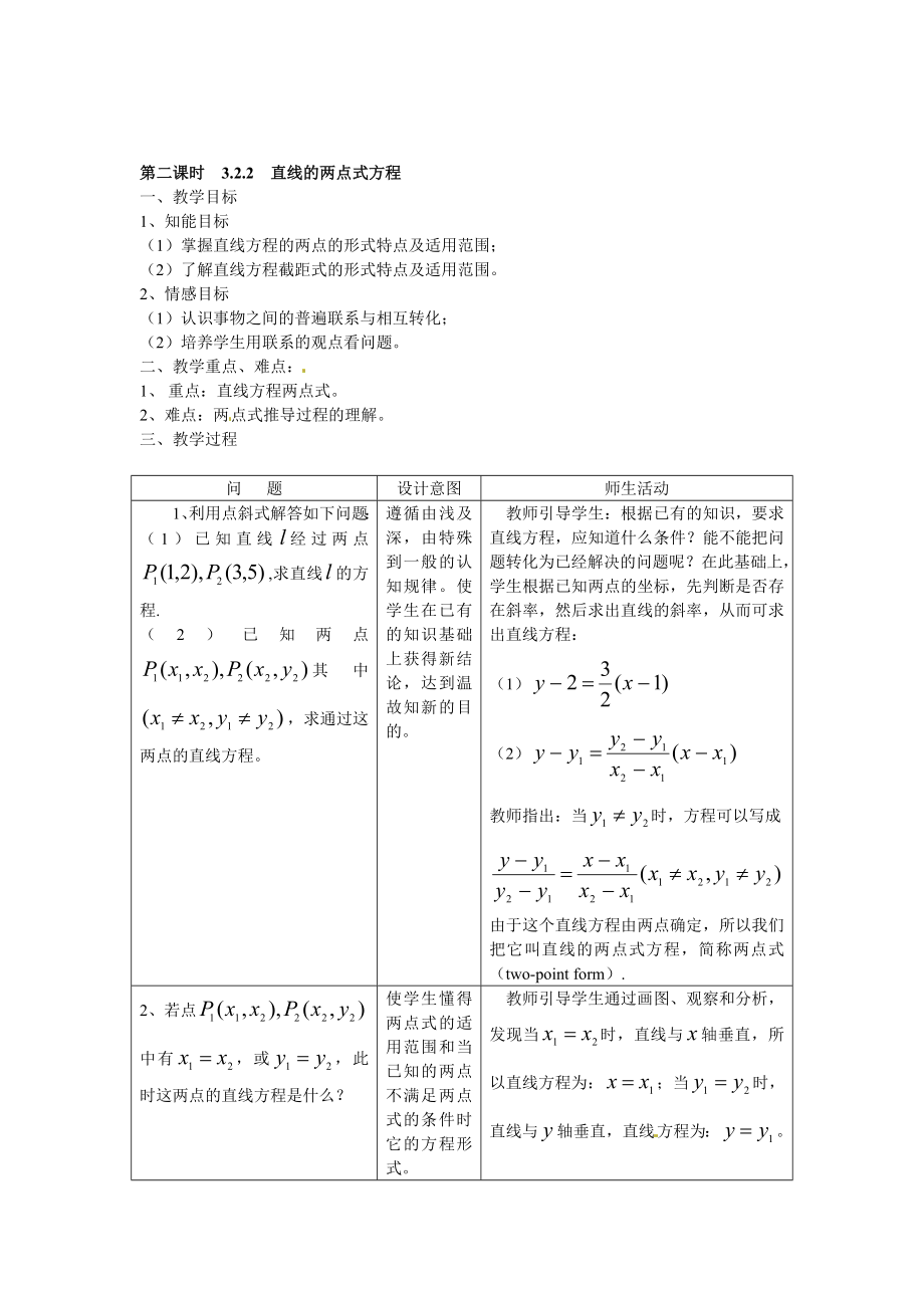 直线方程教案(2).doc