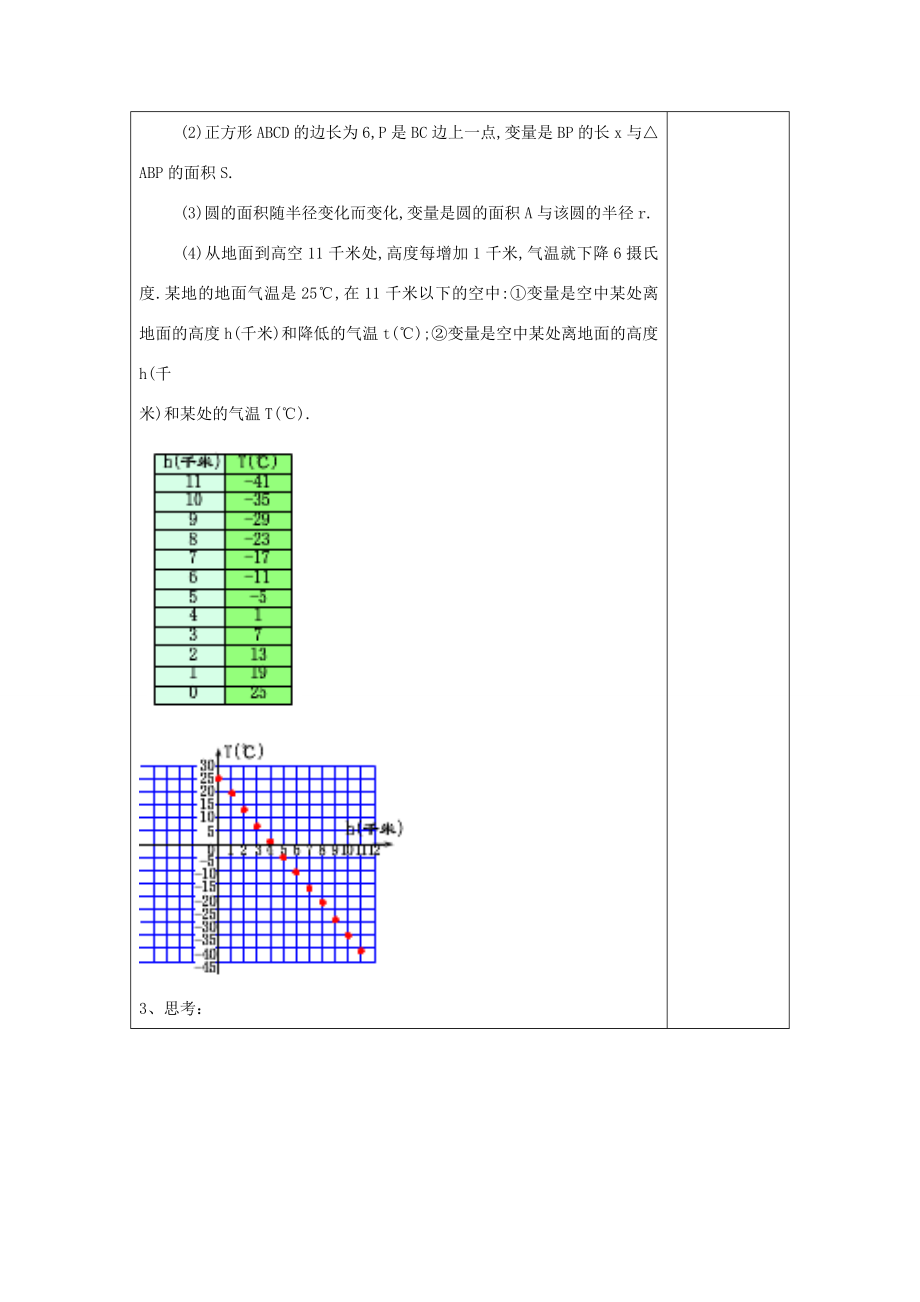 秋八年级数学上册18.2正比例函数18.2.1正比例函数教案沪教版五四制沪教版初中八年级上册数学教案.doc