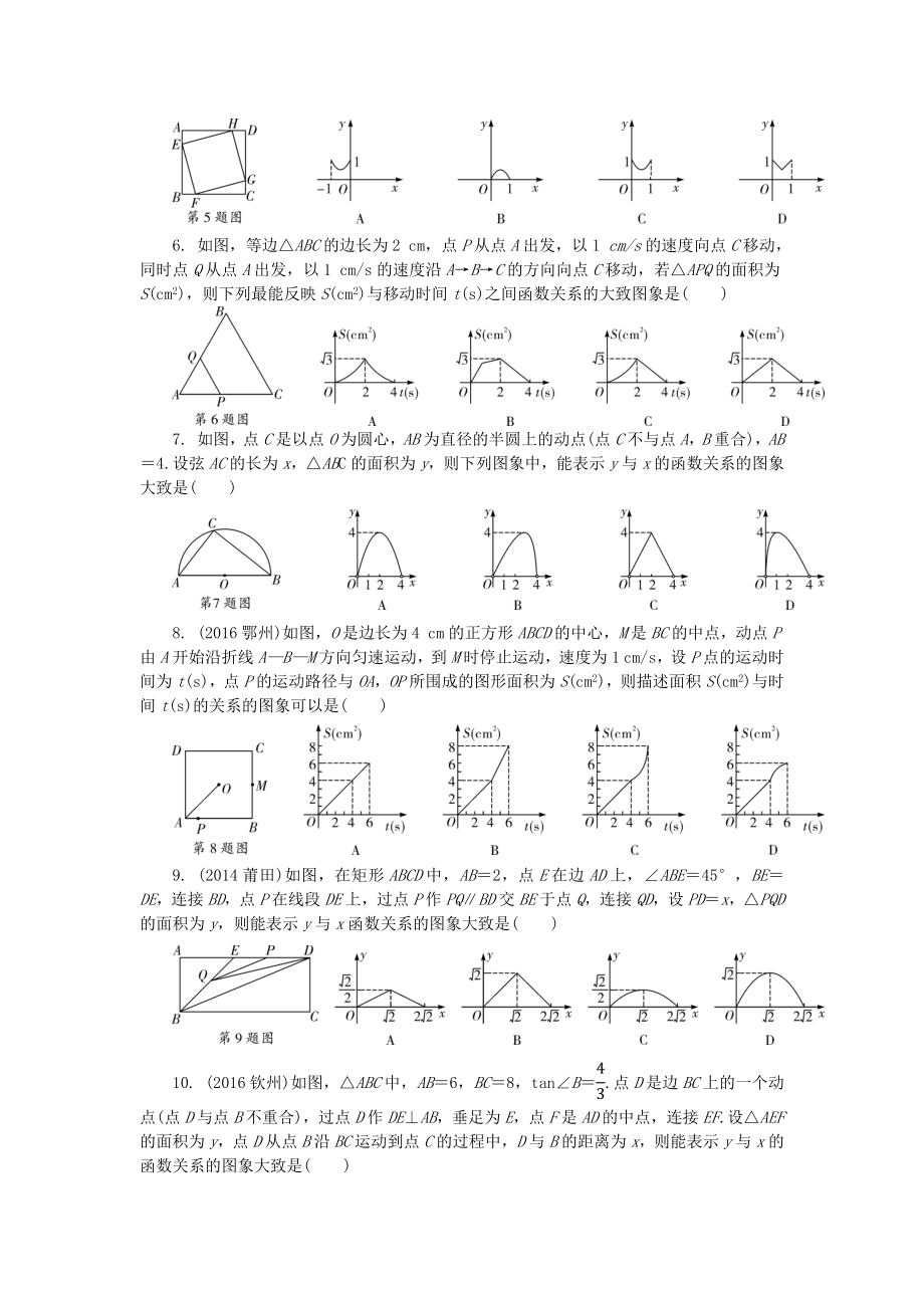 广东省中考数学总复习专题题型复习.doc