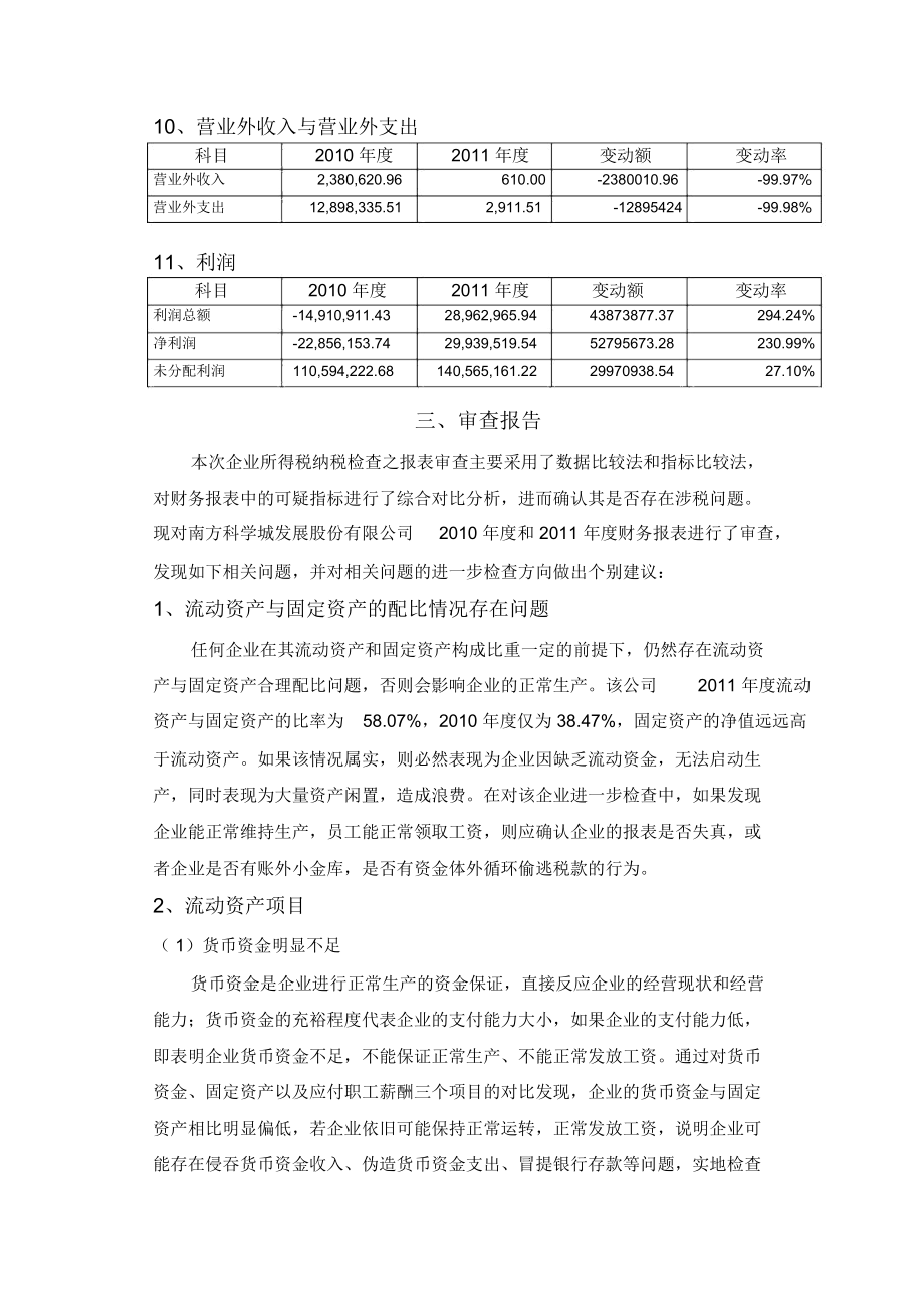 纳税检查之报表审查教学教材.doc