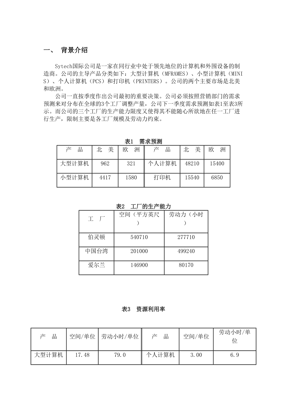 运筹学案例分析57926.doc