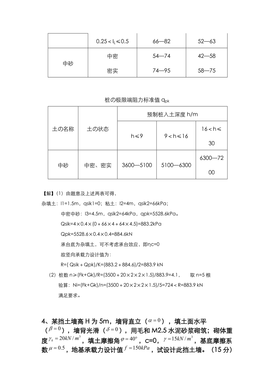 基础工程期末考试题(卷).doc