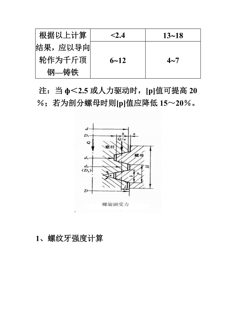 丝杠螺母副计算校核.doc