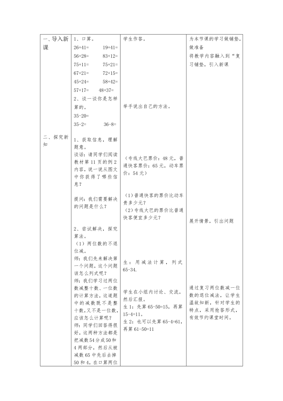 两位数减两位数教学设计.doc