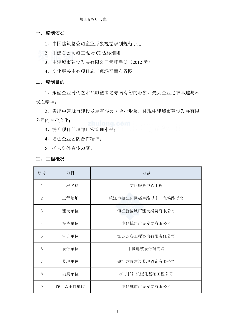 中建建筑工程施工现场CI策划.doc