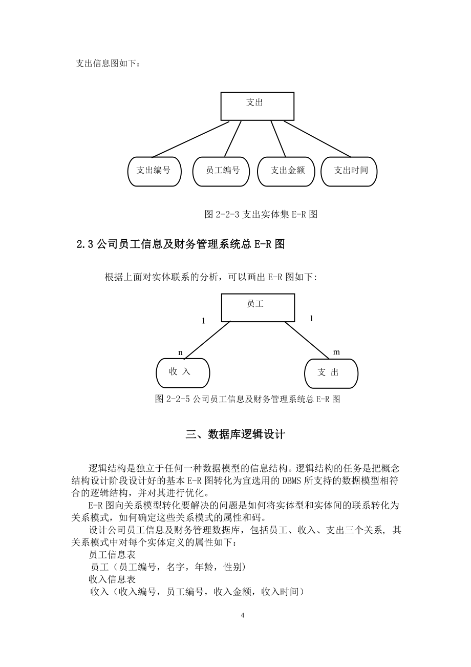 公司员工及财务管理系统数据库设计.doc