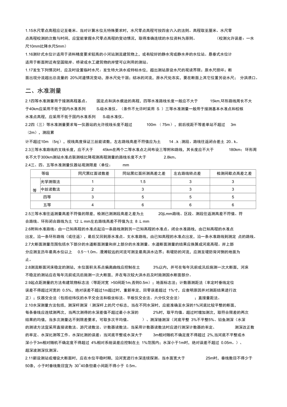 水文业务知识文档.doc