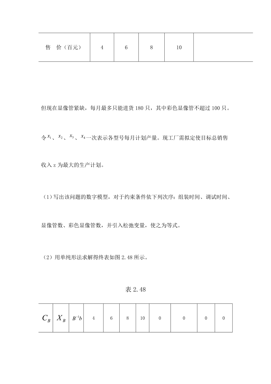 运筹学案例的分析.doc