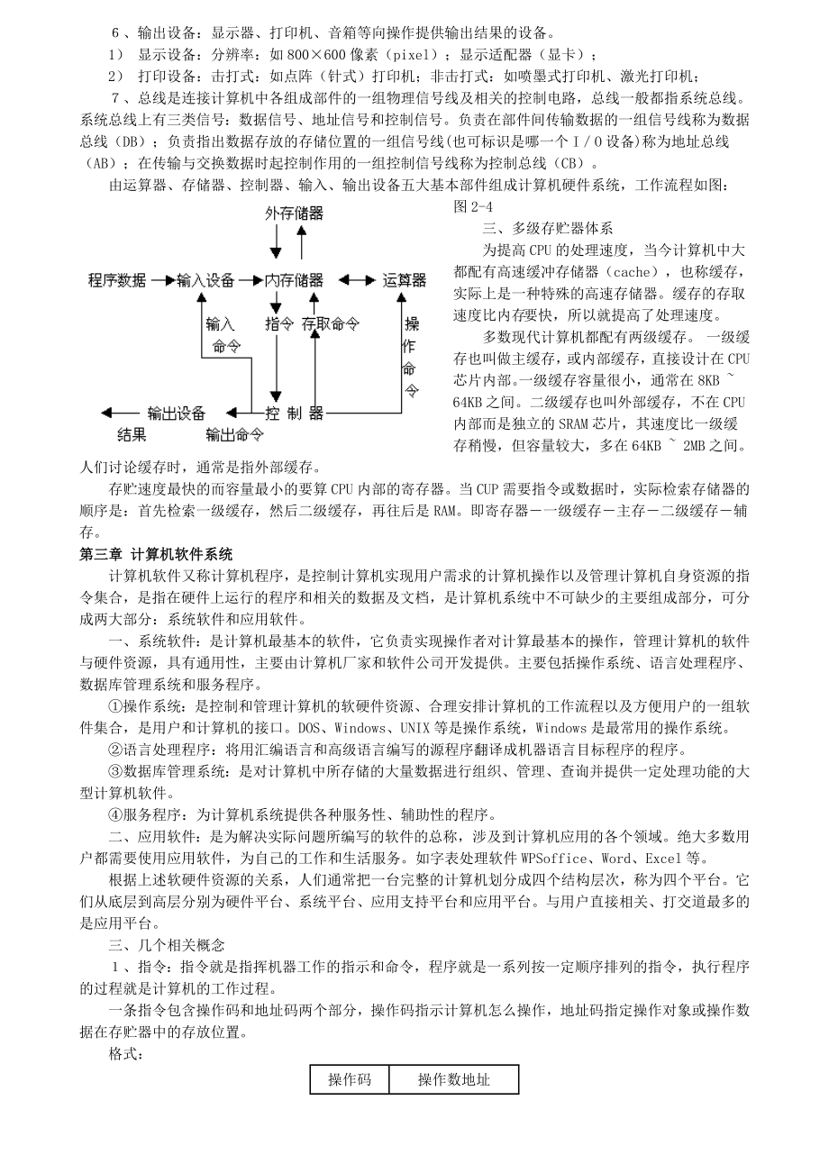 信息学奥赛计算机基础知识复习材料.doc