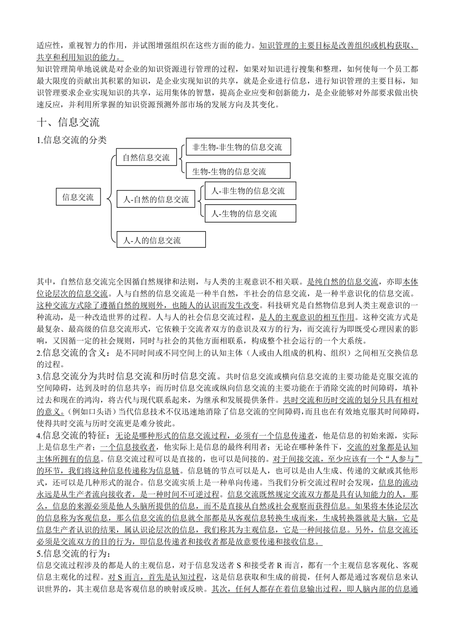 信息管理学基础考研笔记.doc