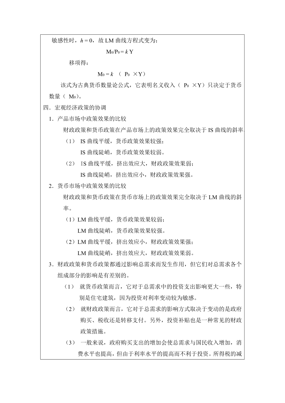 宏观经济学教学大纲(第12章).doc