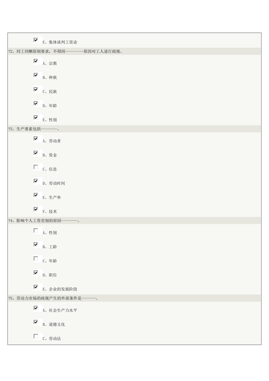 《薪酬与福利管理》第03章在线测试.doc