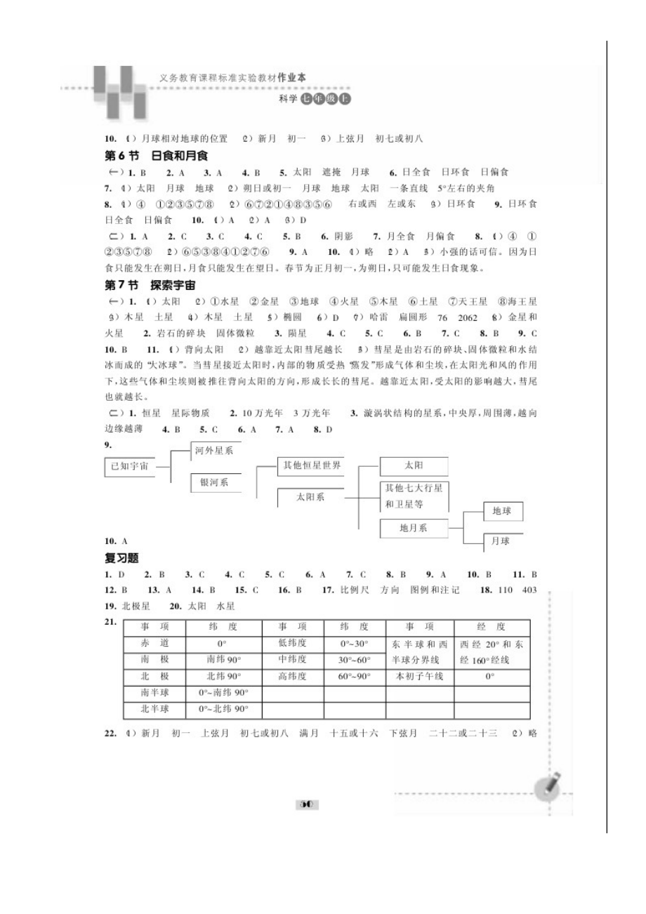 七年级上科学作业本答案.doc