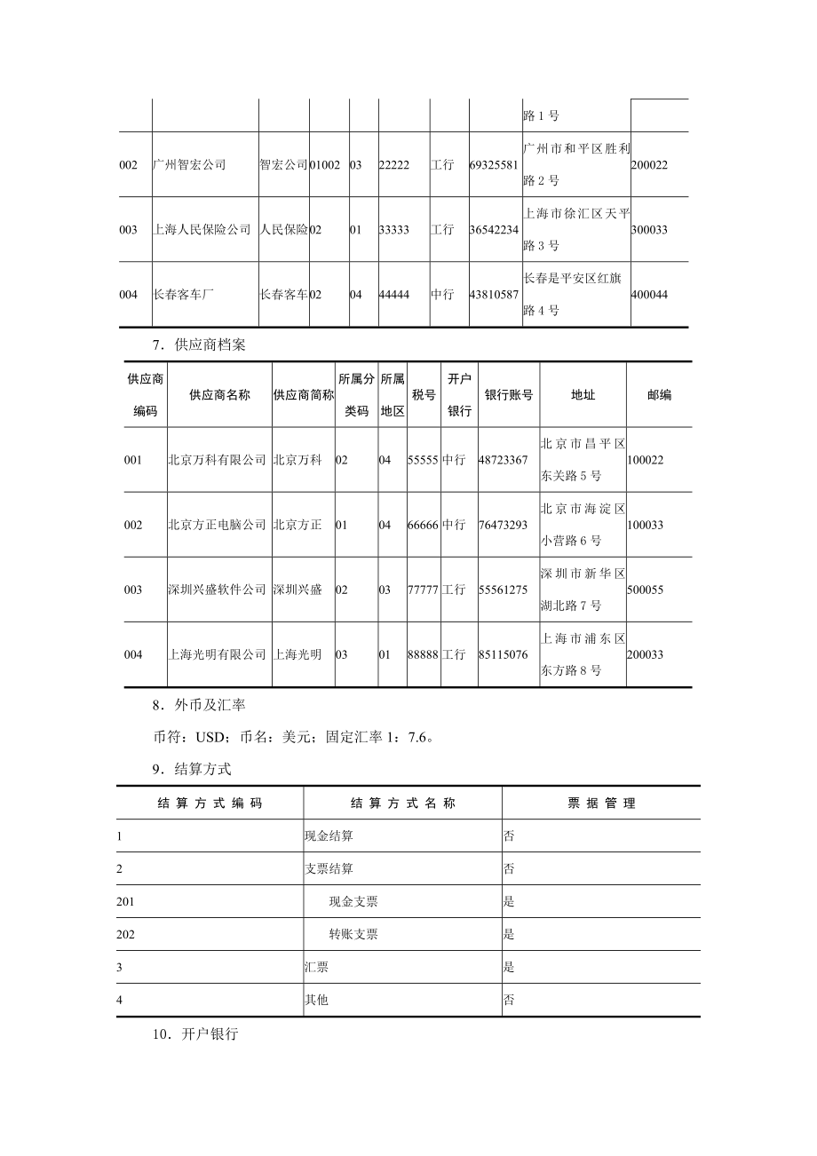 实验二基础档案设置.doc