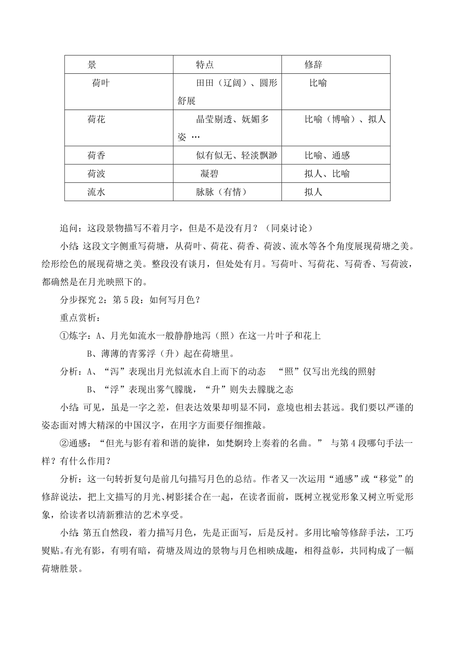 《荷塘月色》名师教学设计.doc