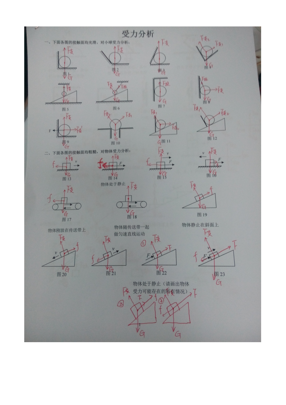 史上最全受力分析图组(含答案).doc