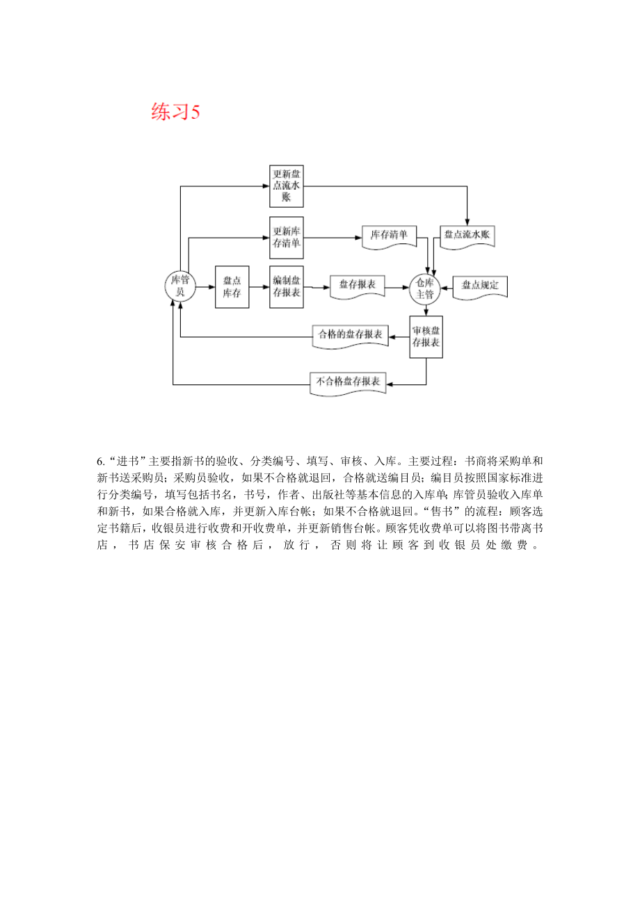 信息系统分析与设计例题.doc