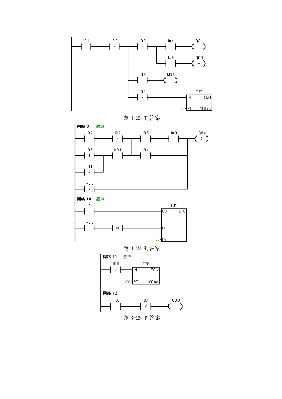 S7200PLC编程及应用(廖常初第2版)习题参考答案学习资料.doc