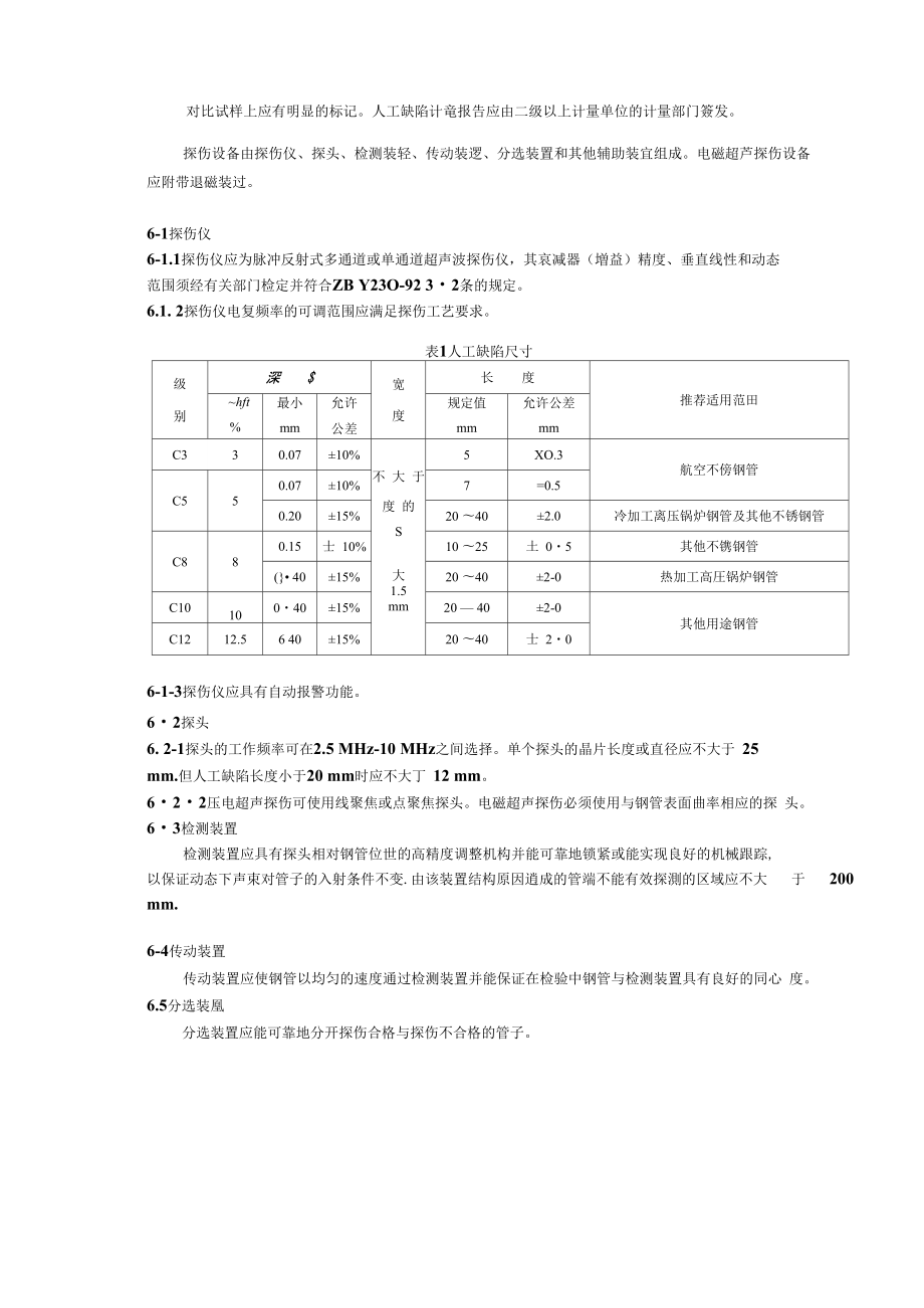 无缝钢管超声波探伤检验方法.doc