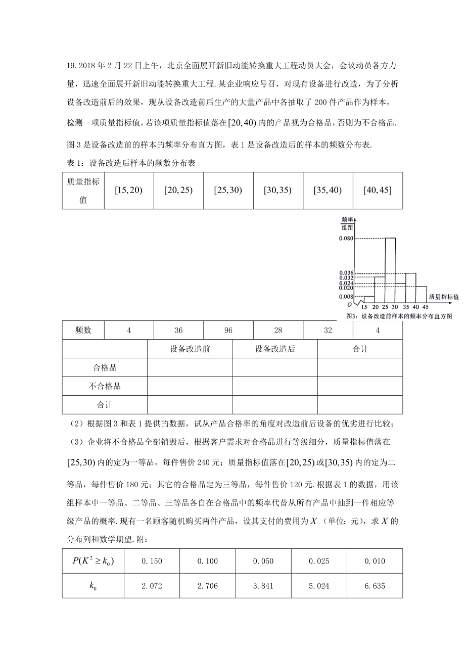 201X届高三数学第三次模拟考试试题理.doc