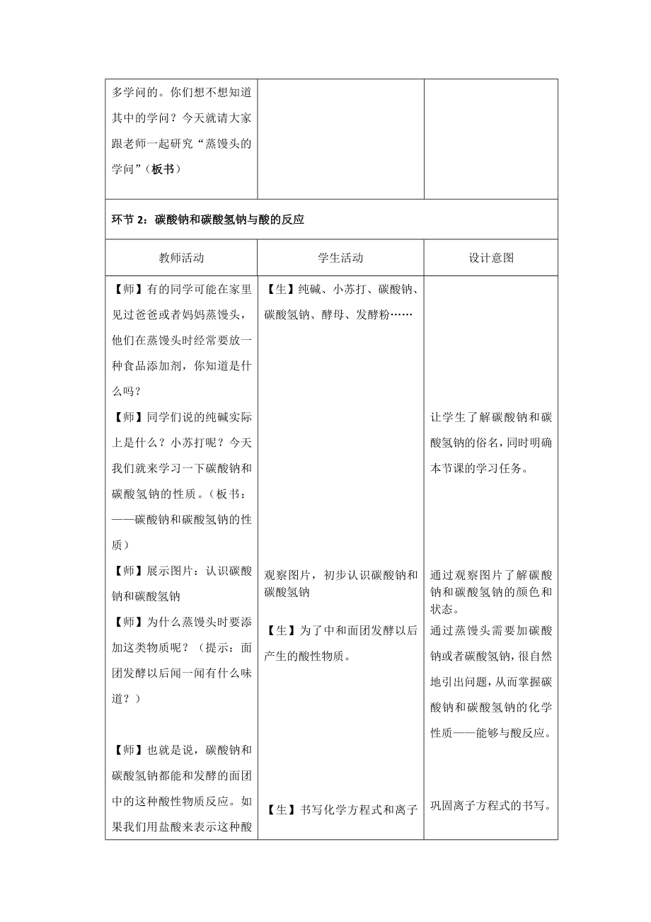 碳酸钠和碳酸氢钠1.doc