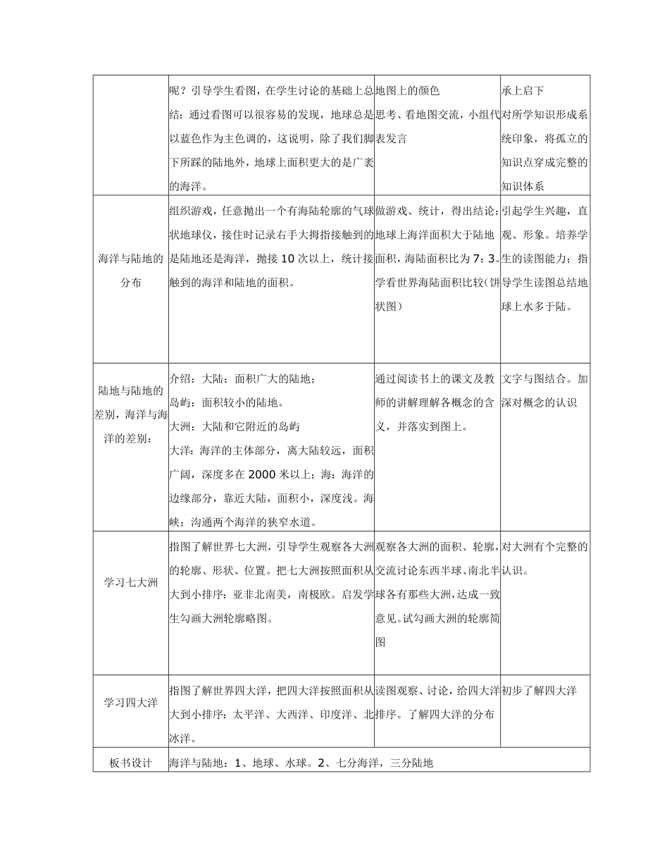 八年级上册地理中图版教案.doc