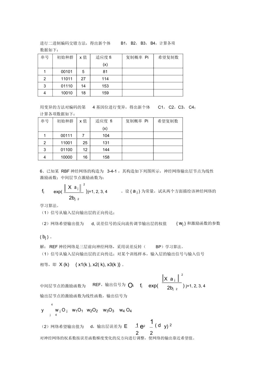 智能控制技术试卷.doc