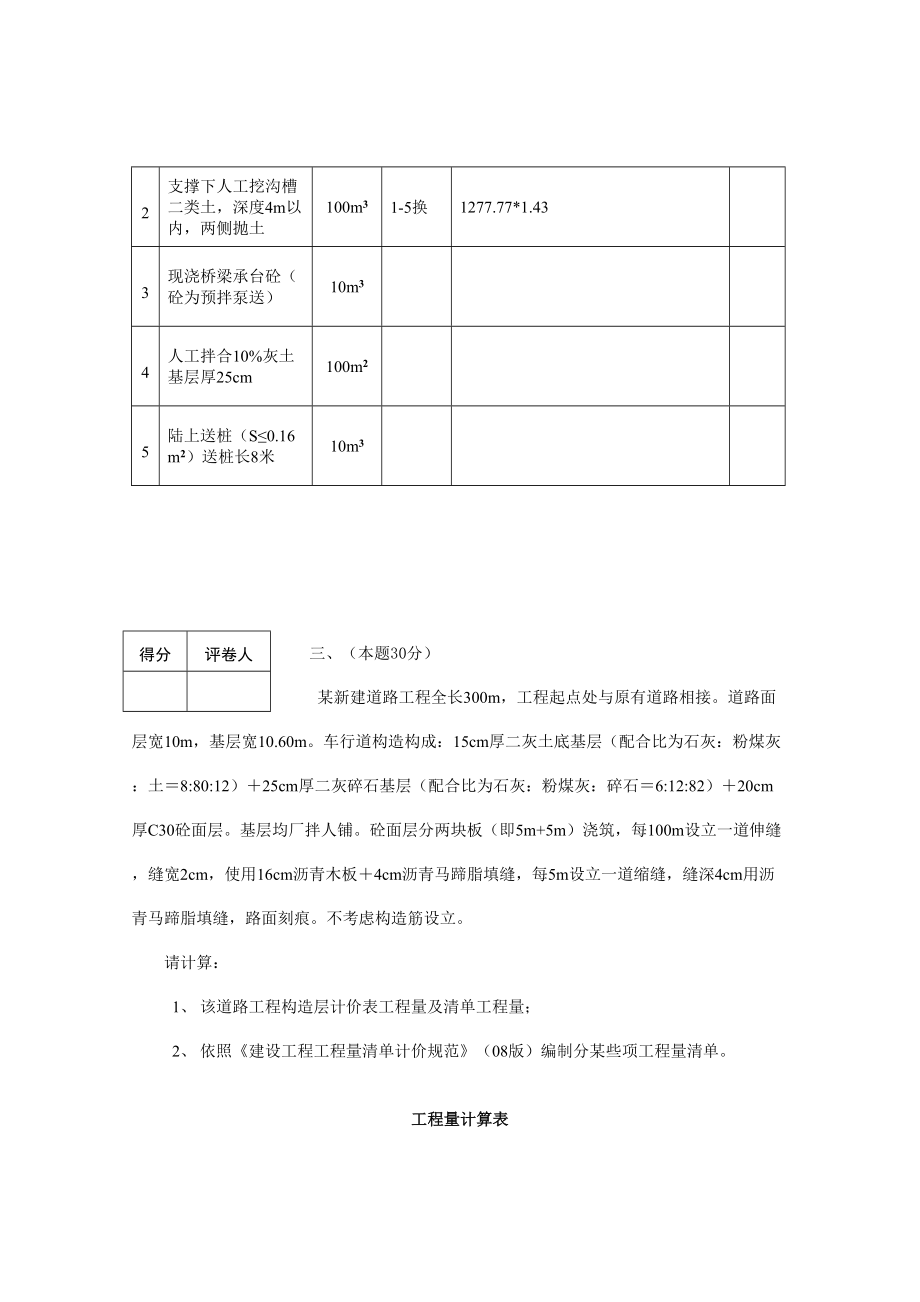 江苏市政造价员真题及答案.doc