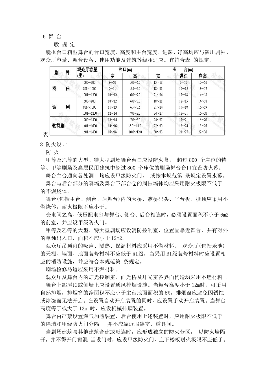 剧场建筑设规范座椅.doc