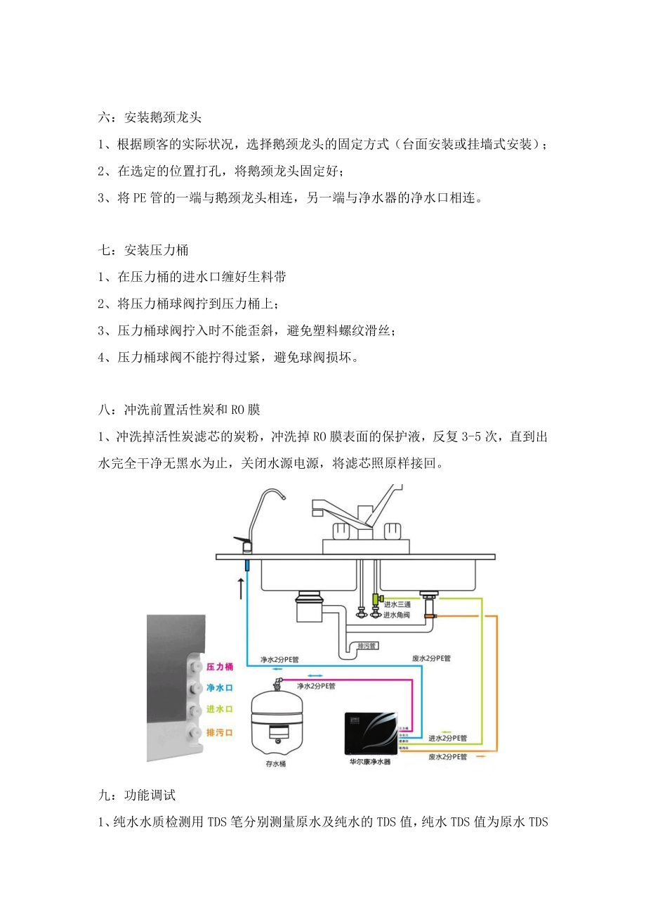 净水器的安装方法.doc