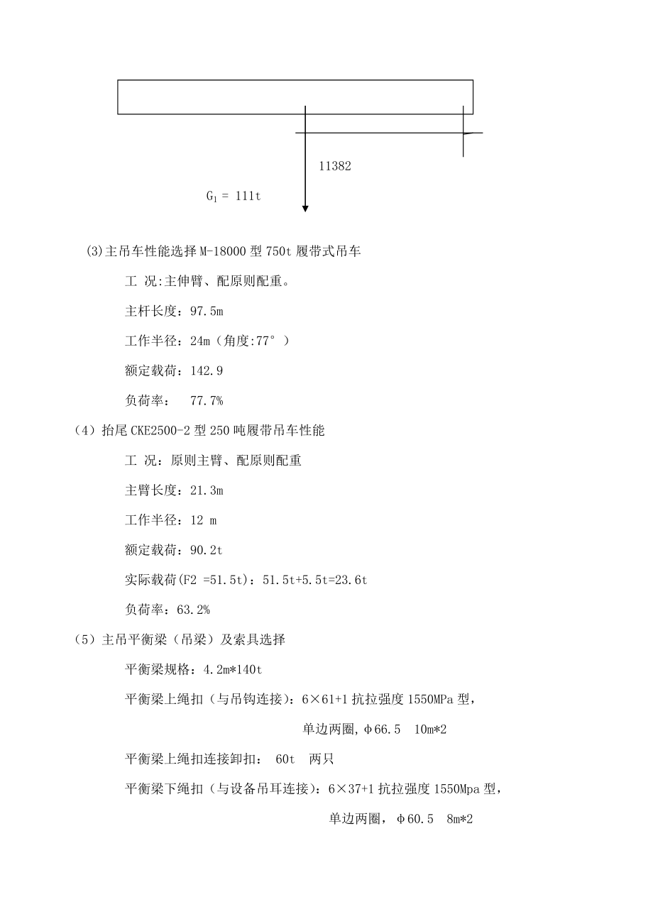 吊装综合施工专题方案模板.doc