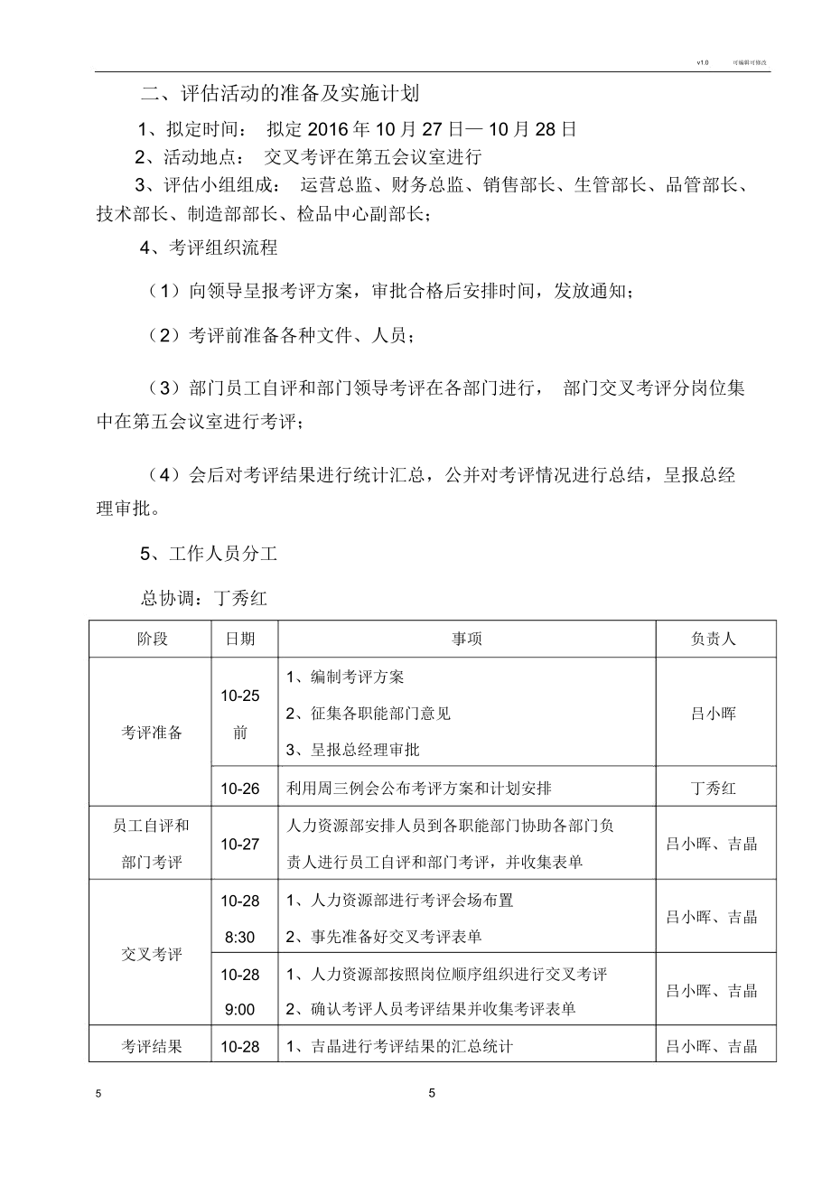 员工评估方案.doc