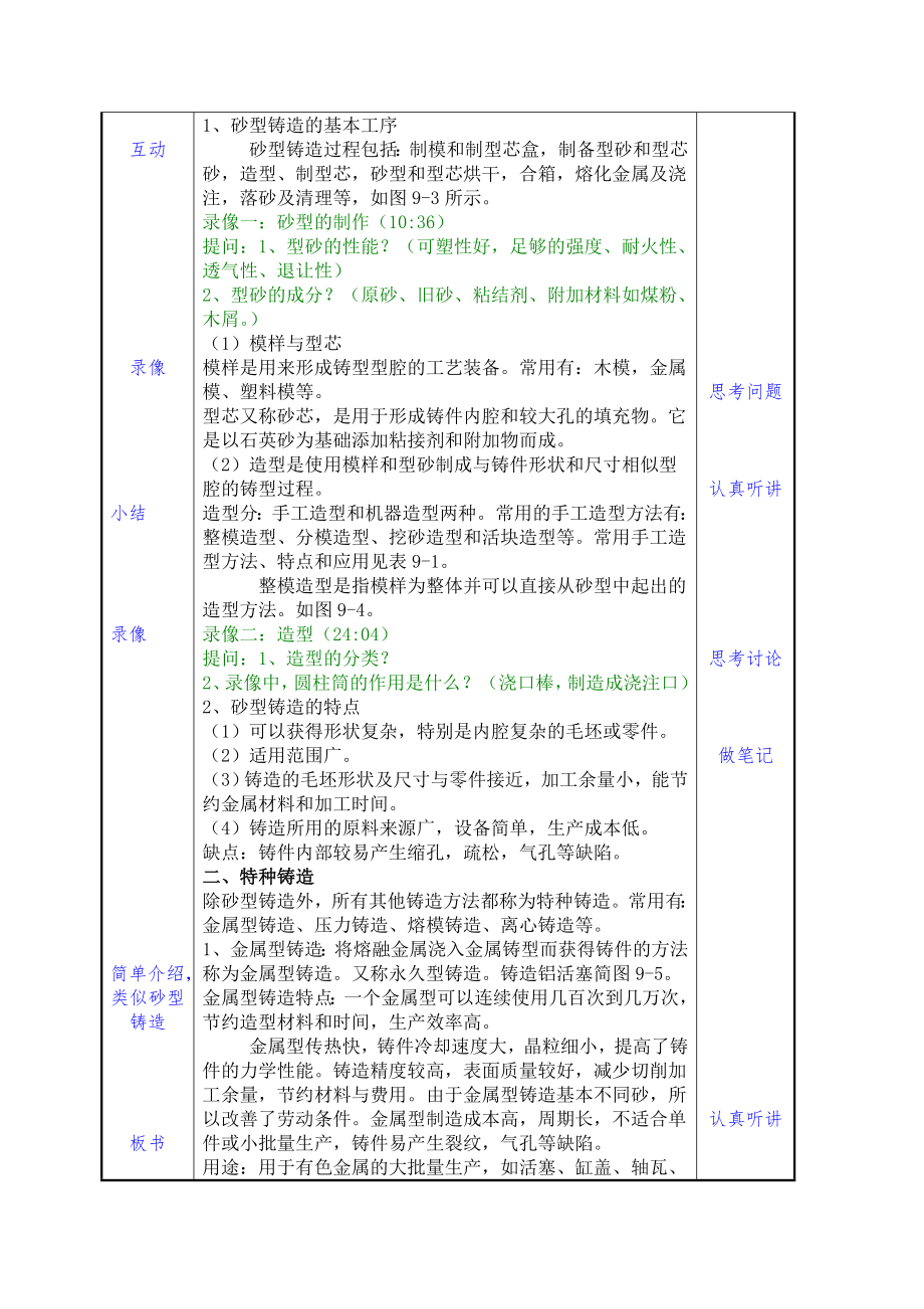 《金属加工》教案.doc