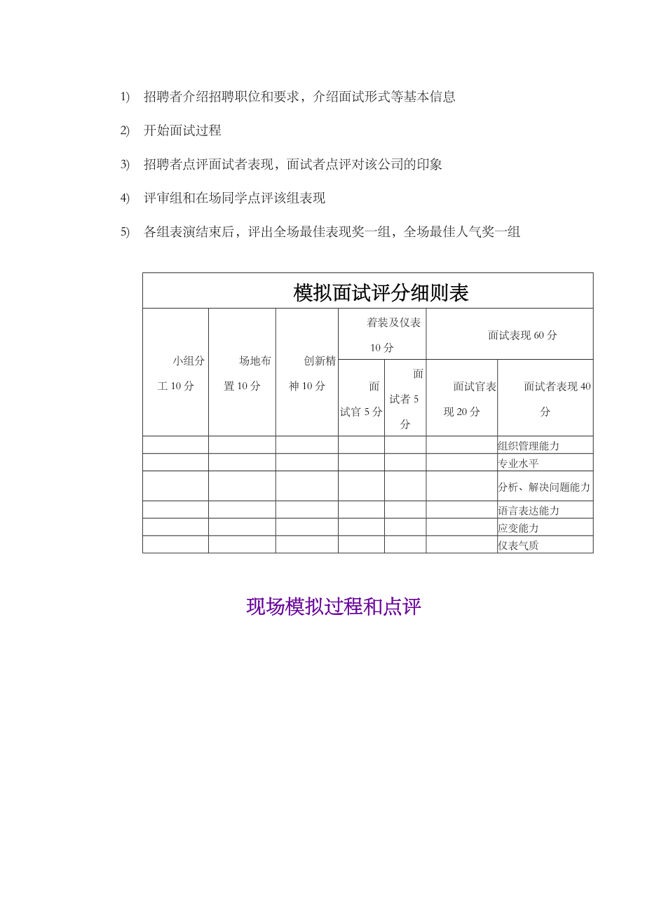 大学生就业指导模拟面试参考.doc