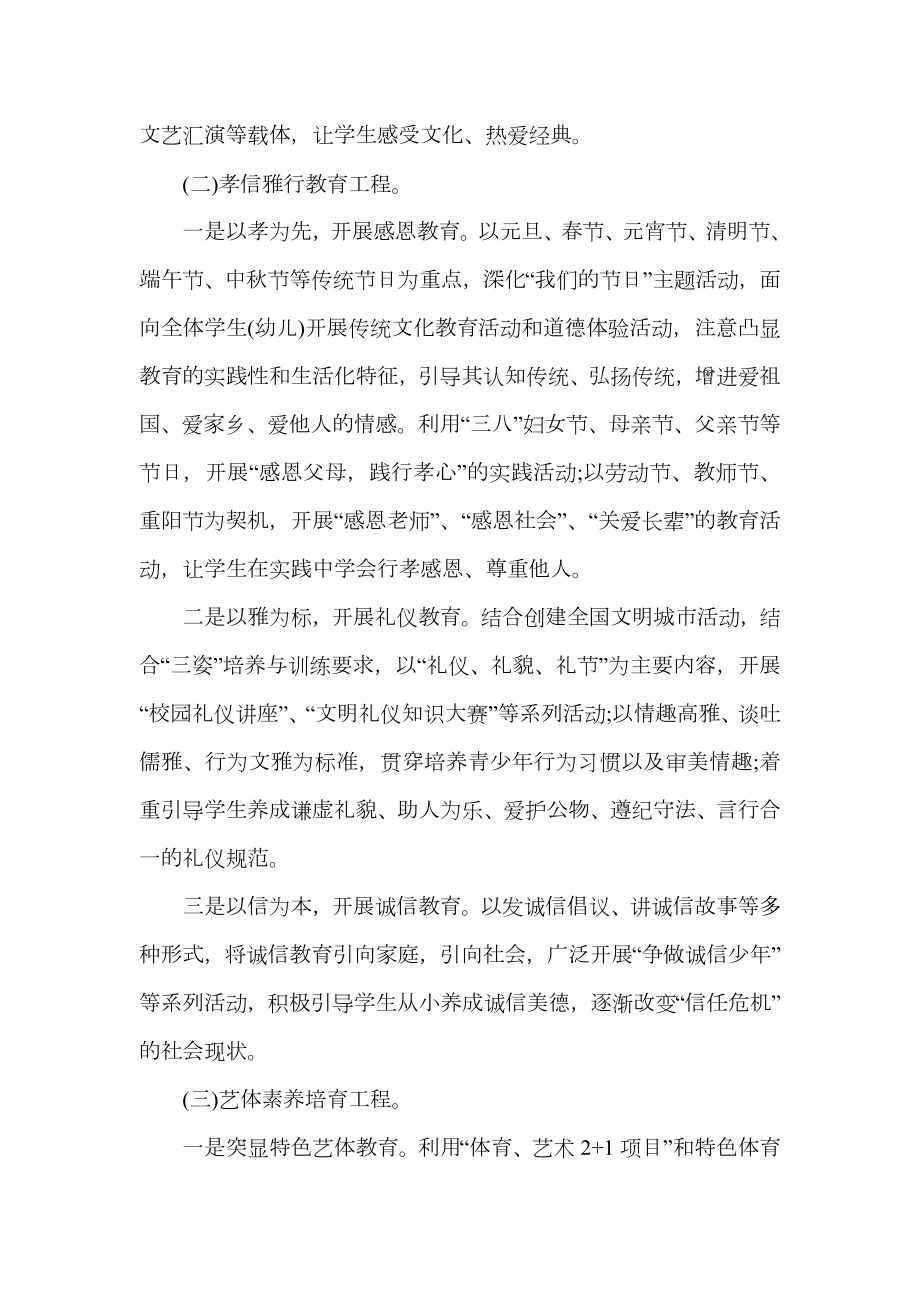 传统文化进校园活动实施方案.doc