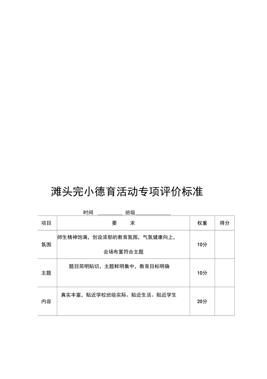 德育活动评价方案.doc