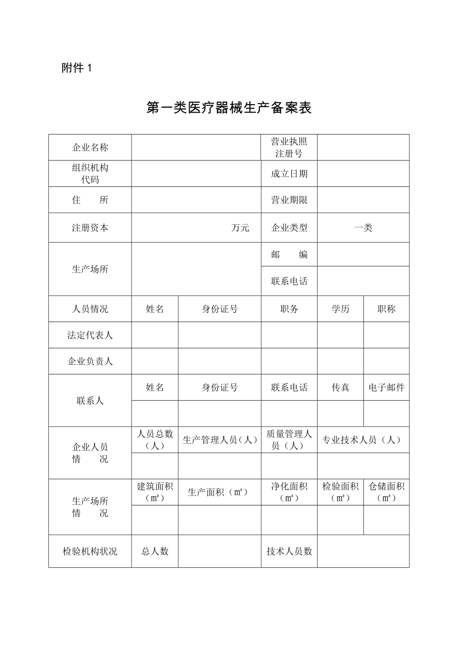 二类医疗器械申请表.doc