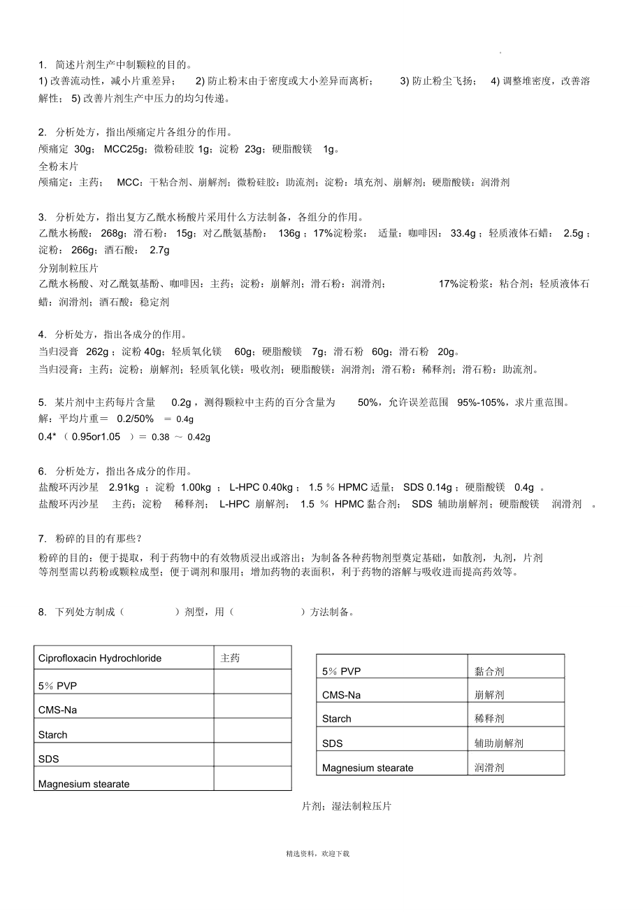 药剂学简答题重点.doc