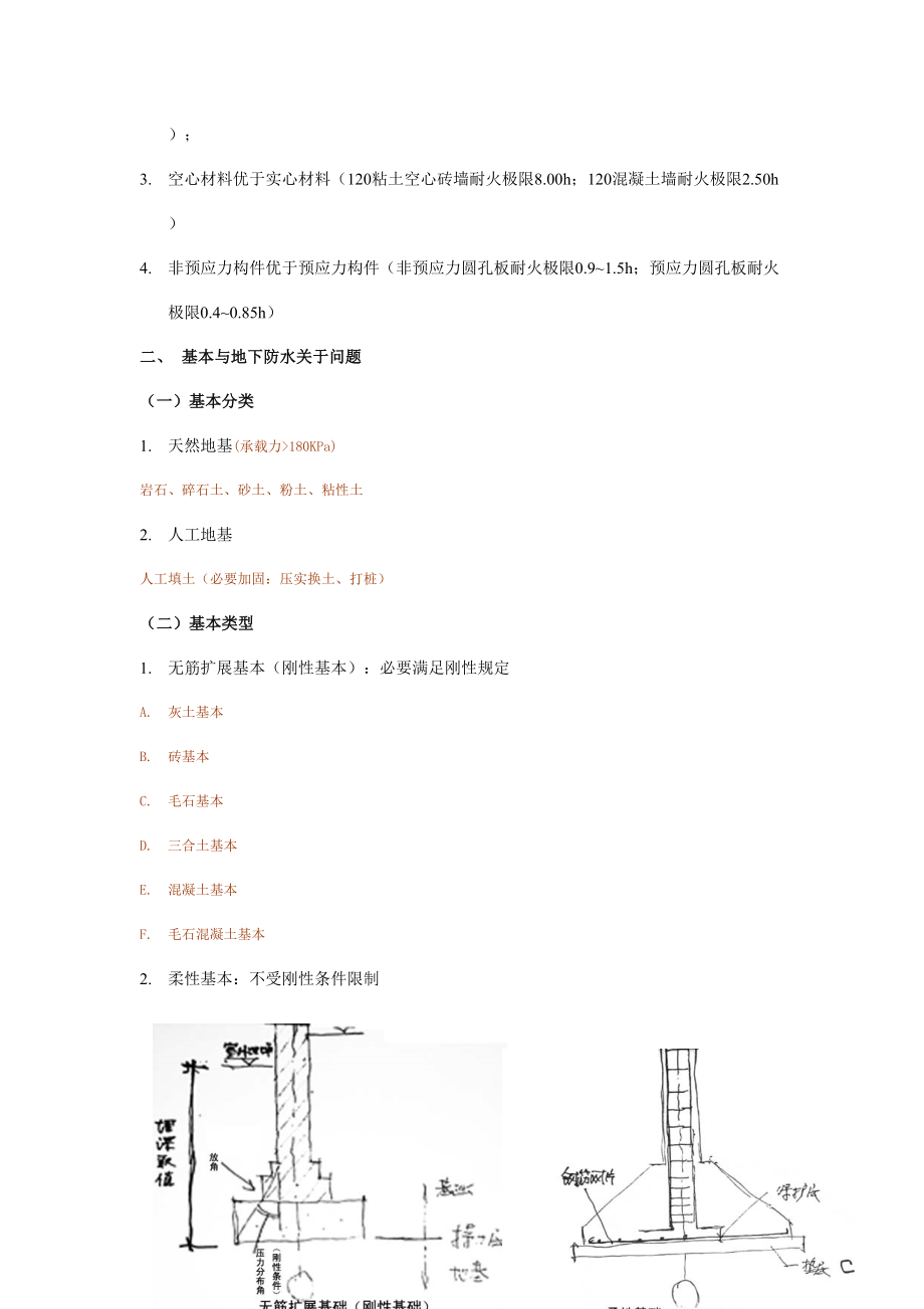 一级注册建筑师考试建筑材料与构造串讲整理.doc