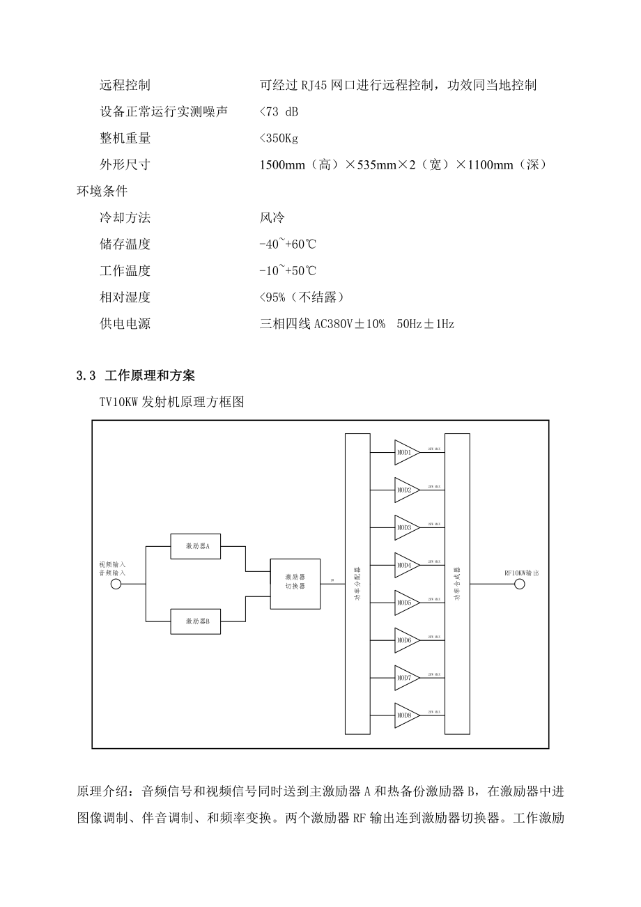 调频发射机和电视发射机关键技术专项方案.doc