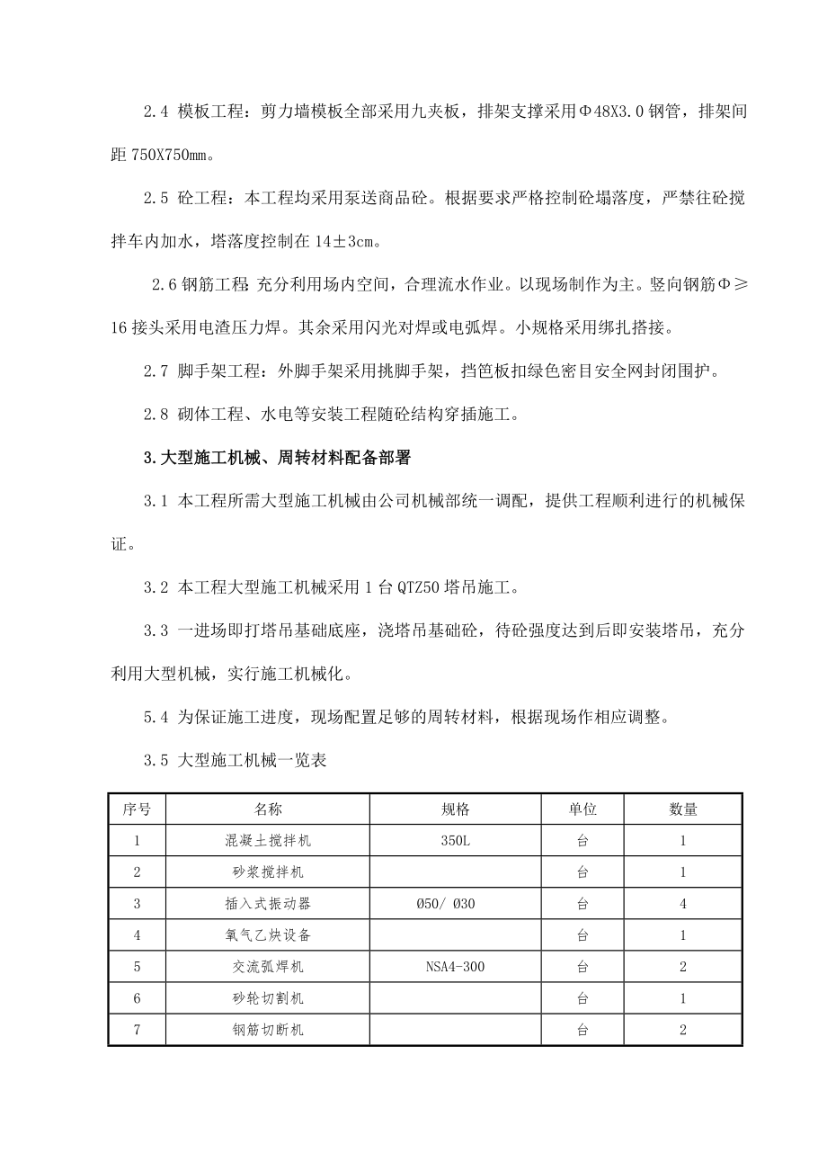 人防地下车库施工组织设计.doc