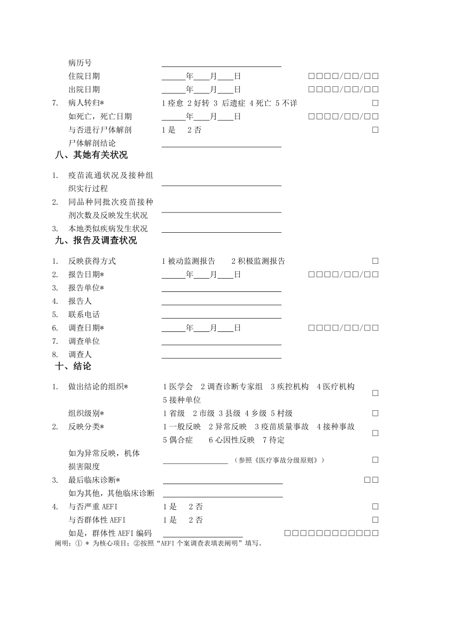 AEFI个案卡和调查表.doc