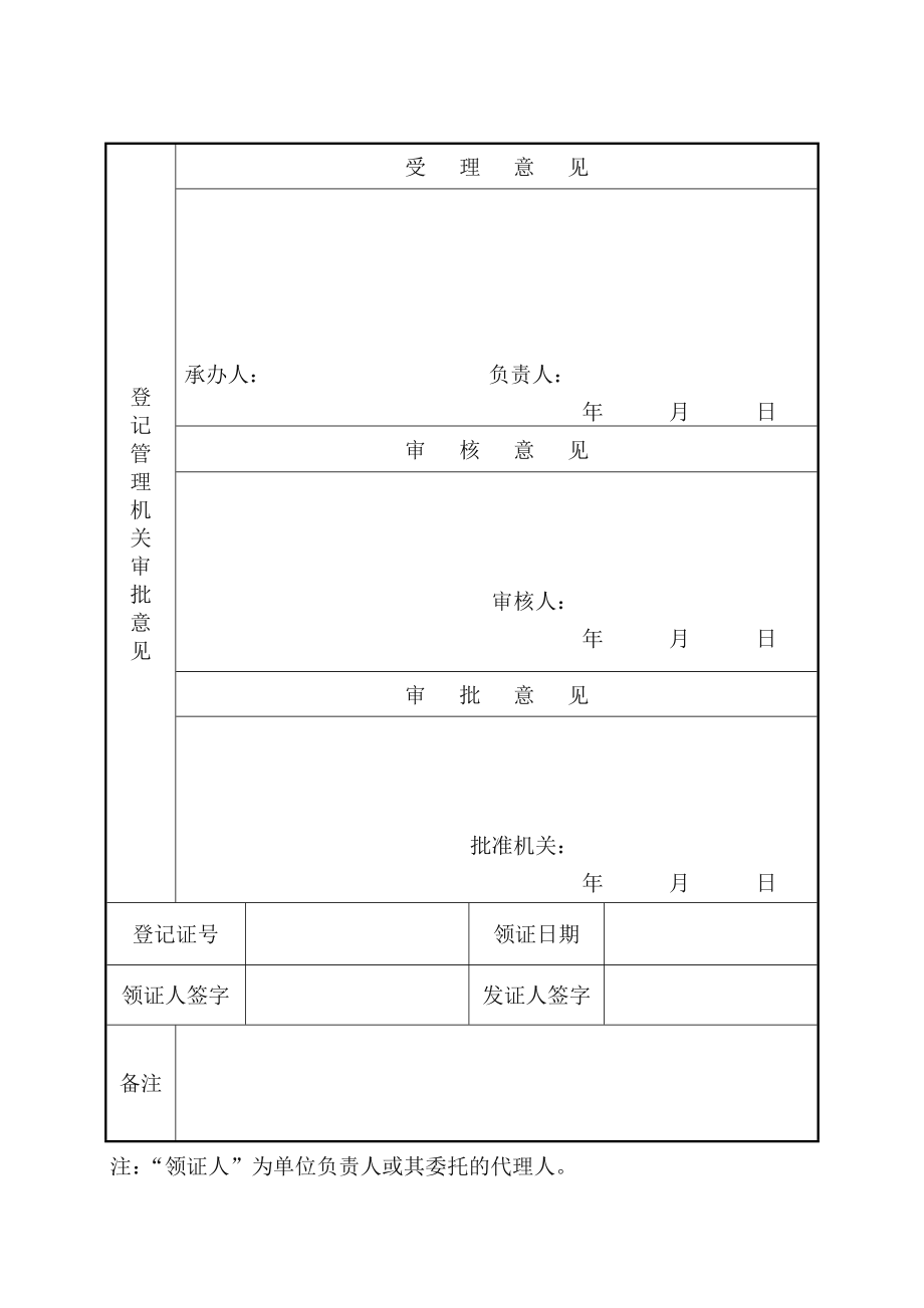 民办非企业单位(个体)登记申请表.doc