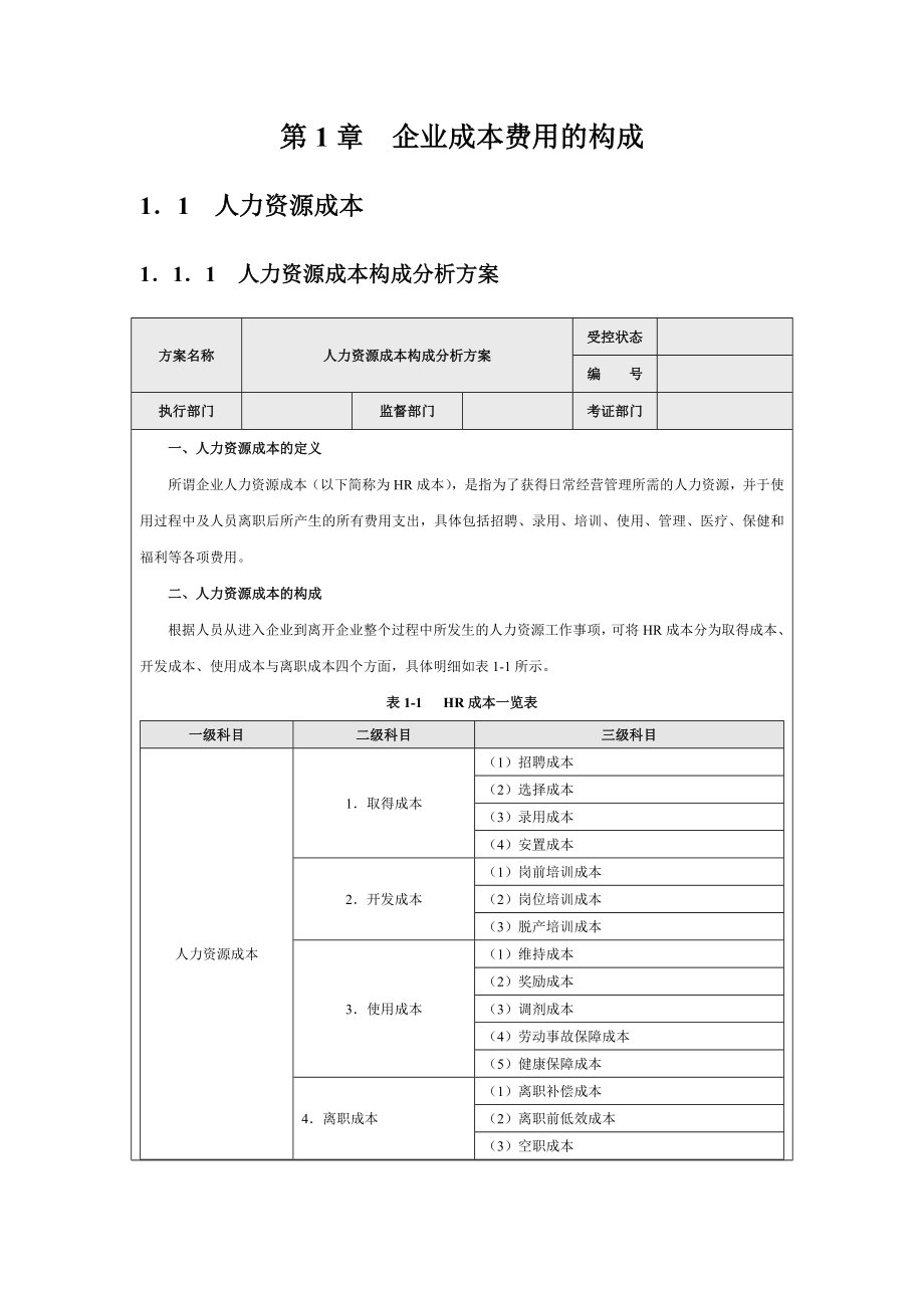 精细化成本管控方案.doc