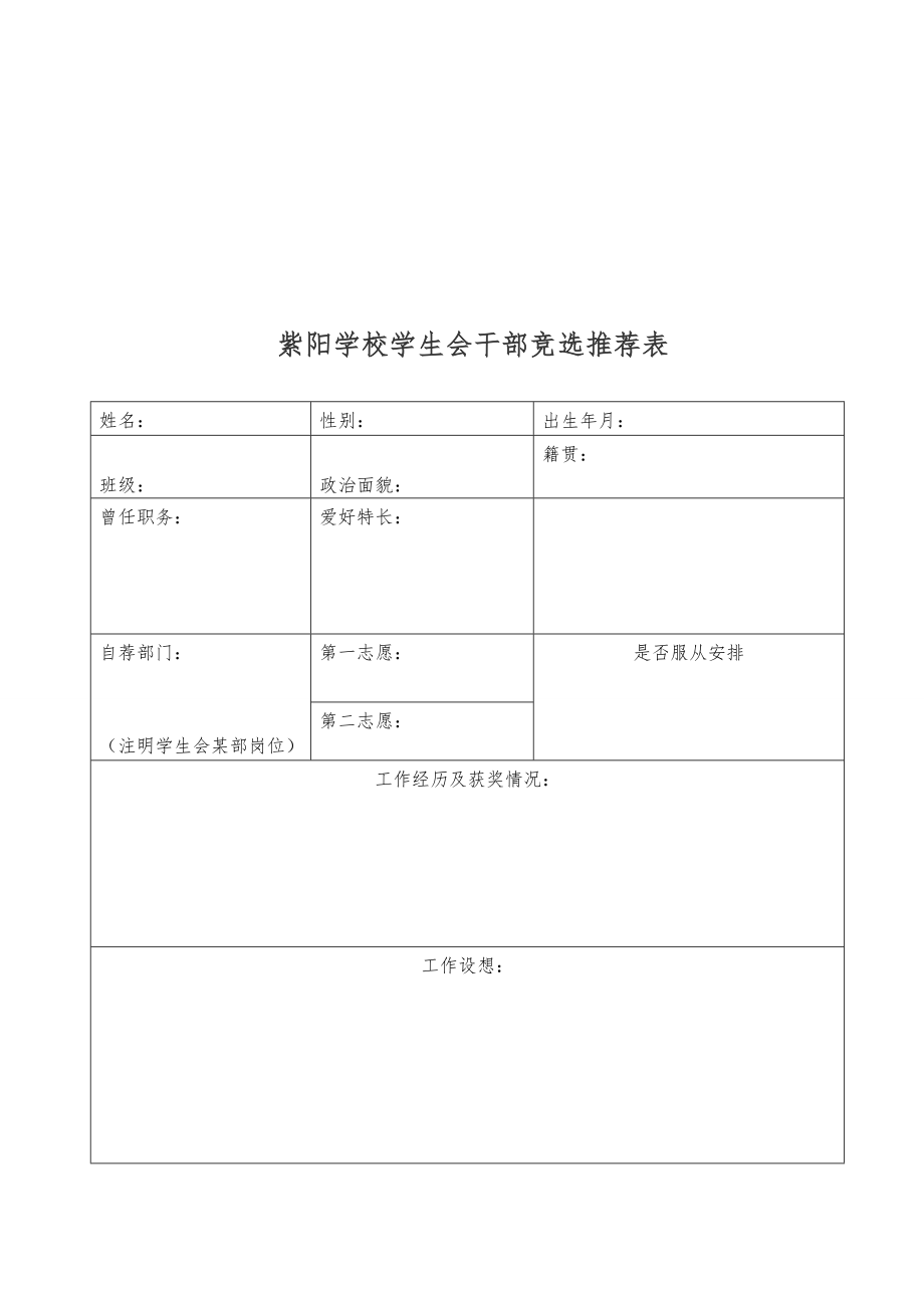 初中部学生会组建方案(1).doc