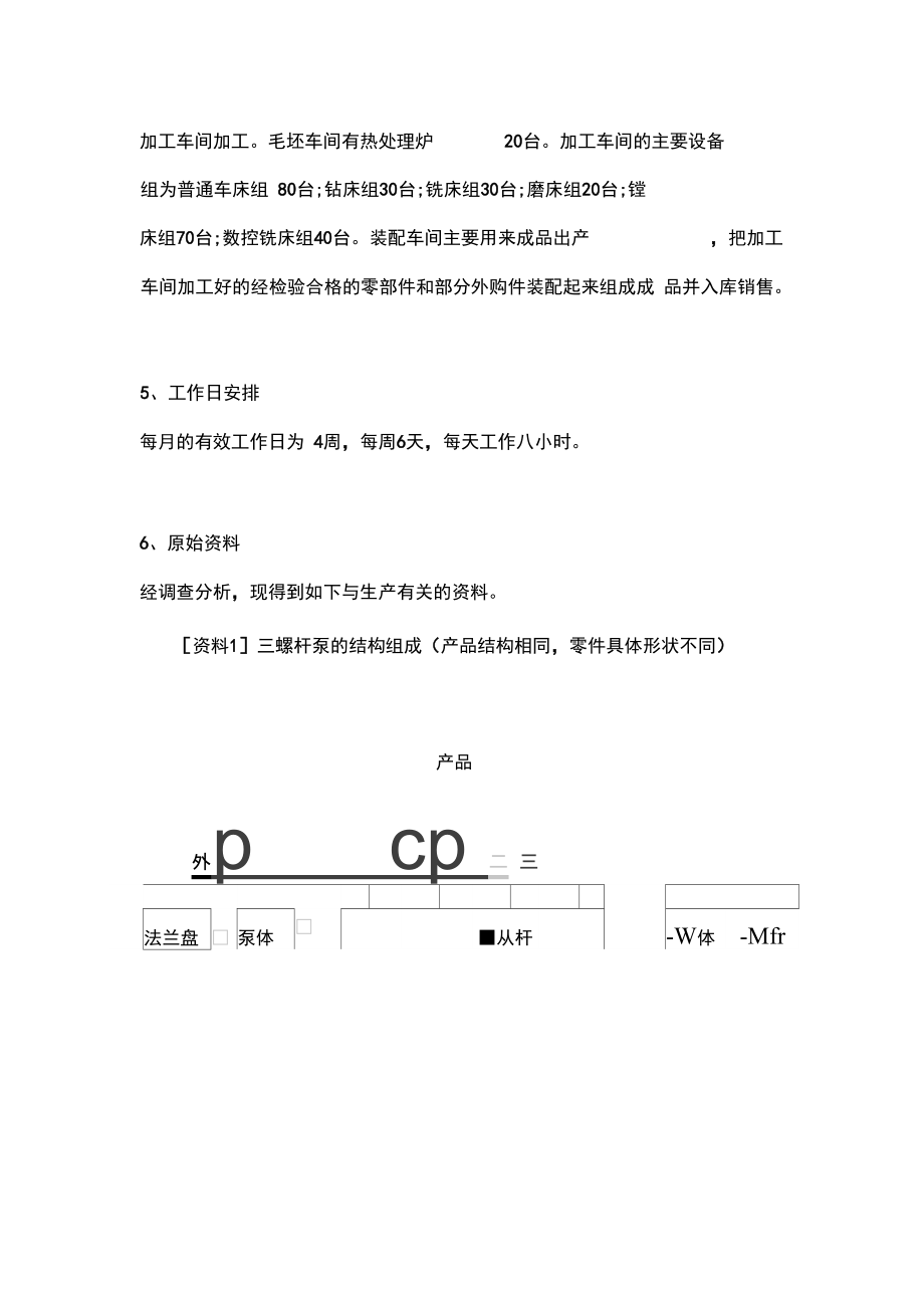 生产计划与控制课程设计工业工程.doc